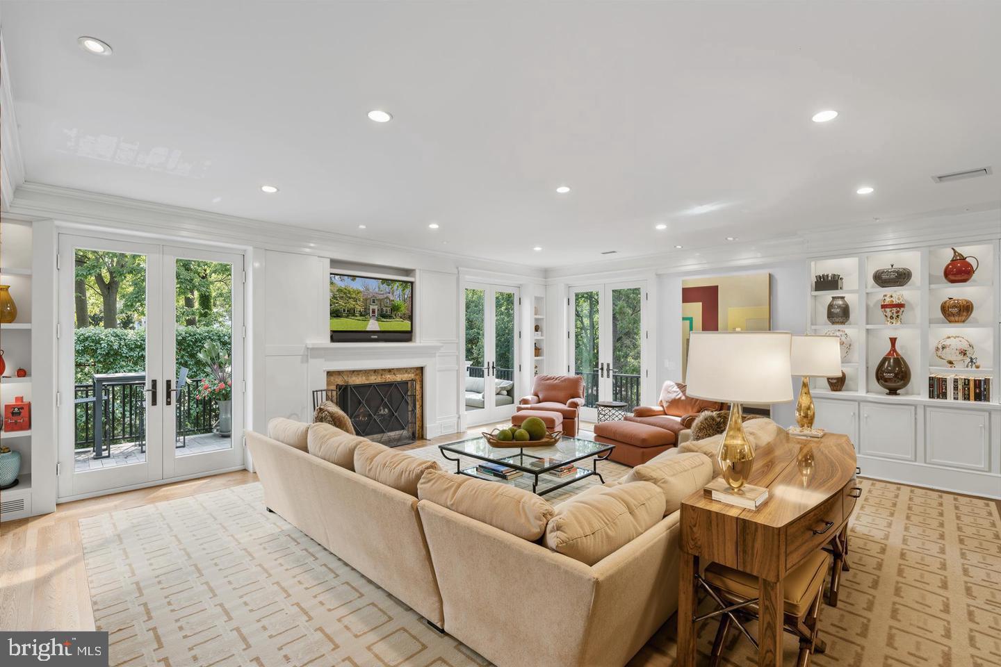 4956 Quebec Street Northwest Washington, DC 20016 - Photo 8 of 34 Rendering of Family Room with wood accents painted