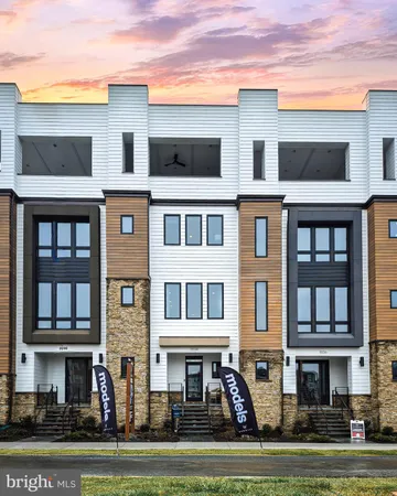 a front view of an apartment