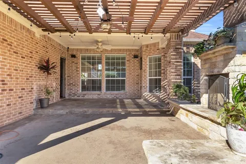 a house with a outdoor space