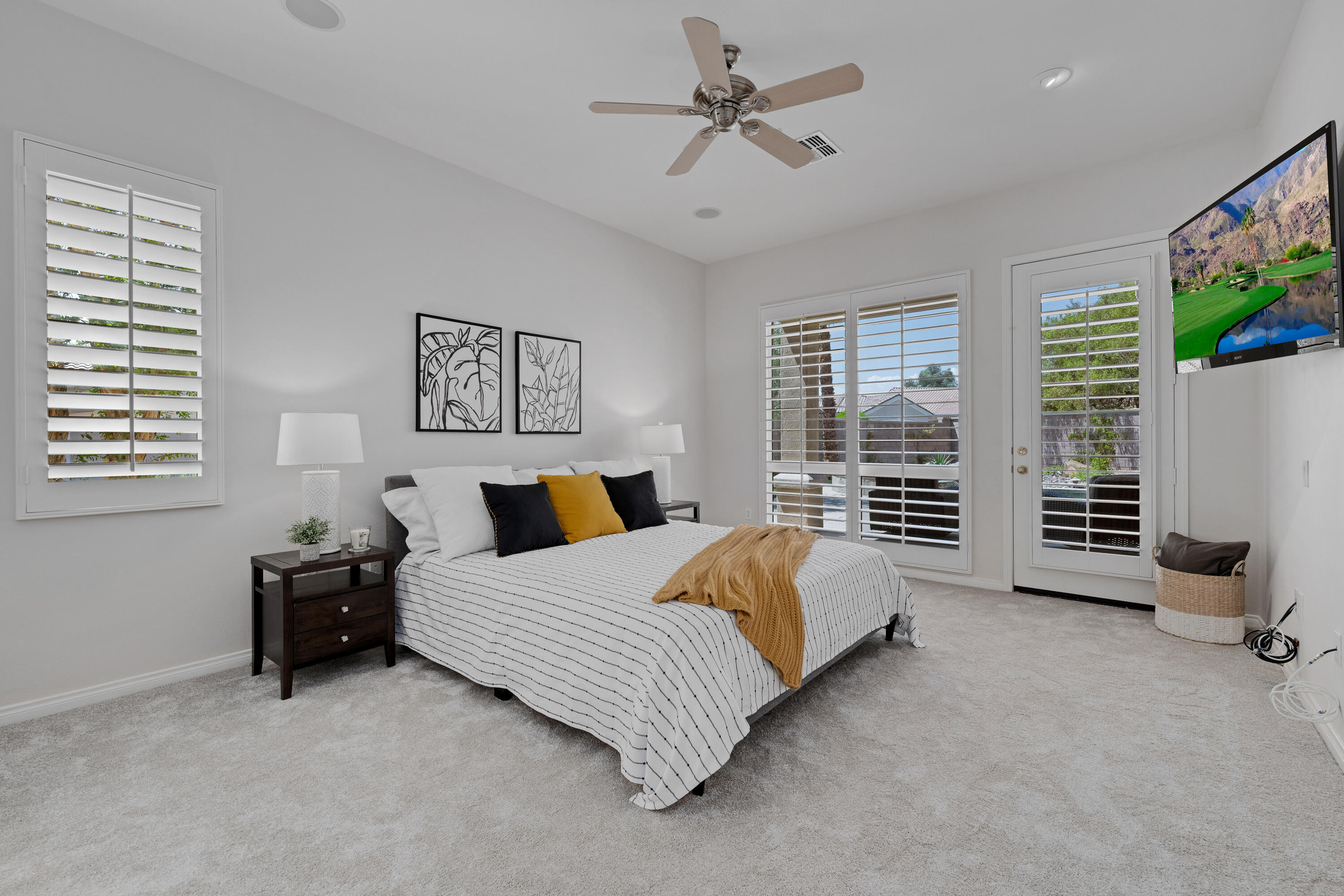 35691 Talus Lane Palm Desert, CA 92211 - Photo 25 of 39 a bedroom with a bed dresser and a window