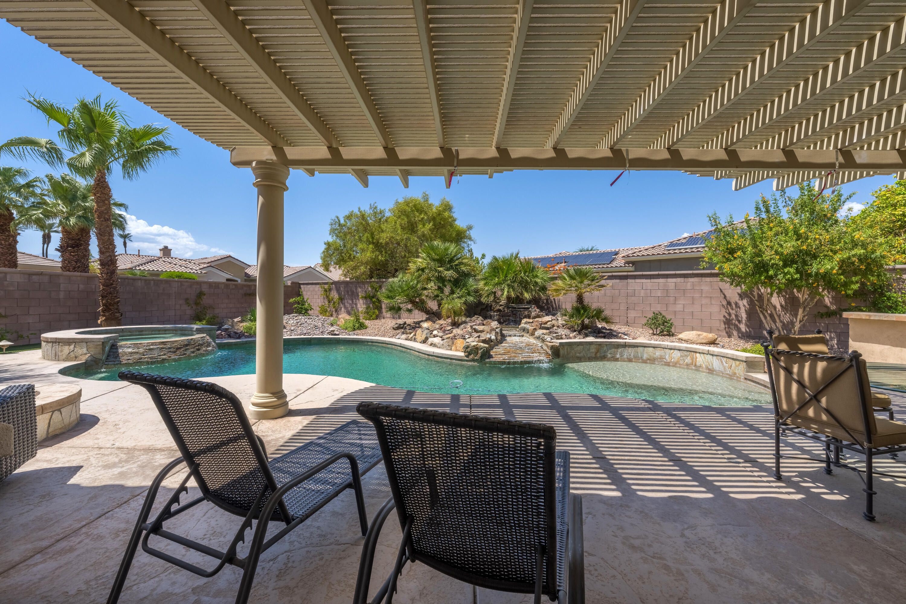 35691 Talus Lane Palm Desert, CA 92211 - Photo 8 of 39 a view of yard from outdoor seating