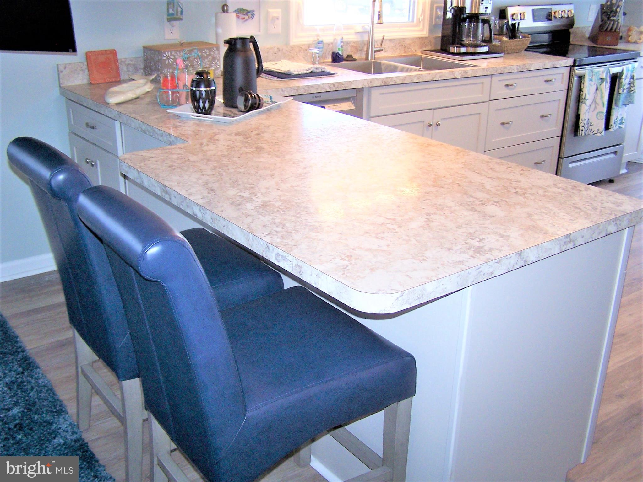 13315 Nantucket Road Ocean City, MD 21842 - Photo 15 of 51 Breakfast Bar w/Stools
