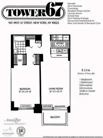 $5,300 | 145 West 67th Street, Unit 22B | Upper West Side