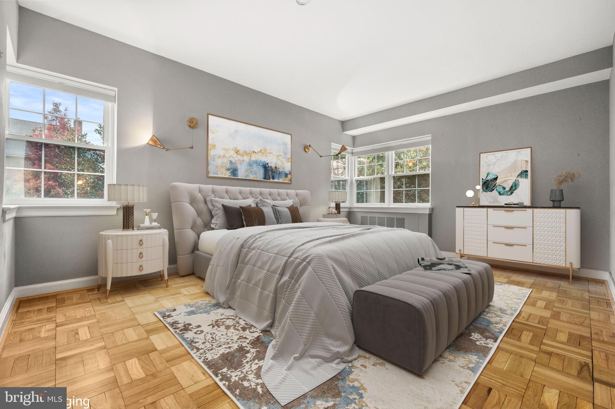 3601 Greenway, Unit 101 Baltimore, MD 21218 - Photo 11 of 32 a bedroom with a large bed and a window