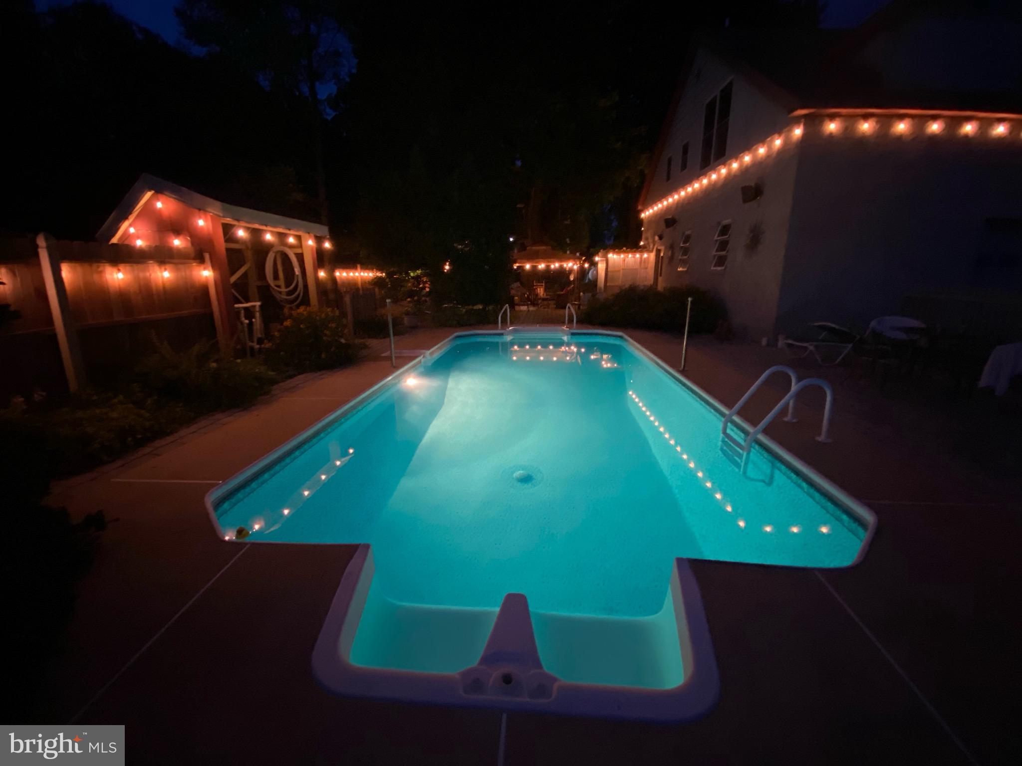 138 North Ronks Road Ronks, PA 17572 - Photo 98 of 116 Pool at Night