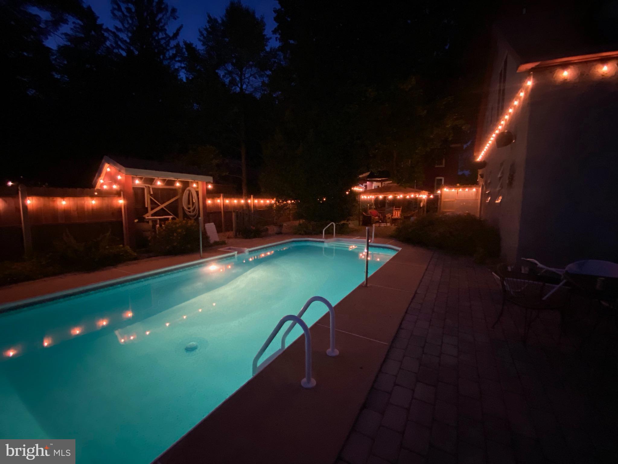 138 North Ronks Road Ronks, PA 17572 - Photo 99 of 116 Pool at Night