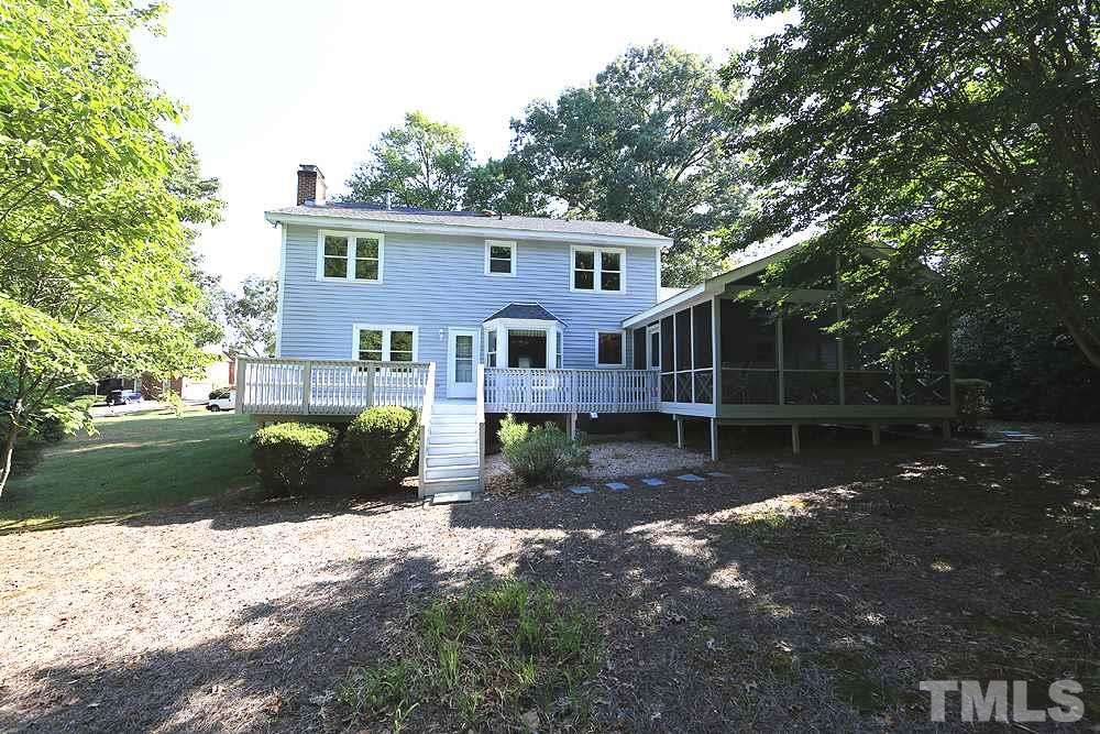 7905 Hardwick Drive Raleigh, NC 27615 - Photo 21 of 26 Huge deck and screened porch to live for! Private, serene setting!