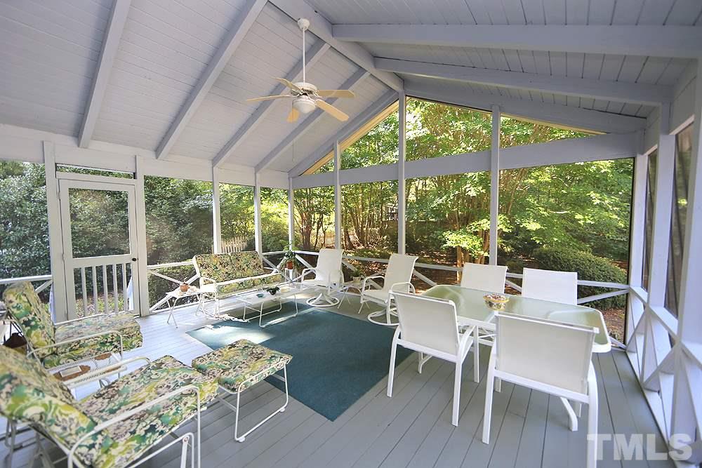 7905 Hardwick Drive Raleigh, NC 27615 - Photo 22 of 26 Looking for a place to unwind, this is it! It is quiet and peaceful. Entertaining is a breeze here too.
