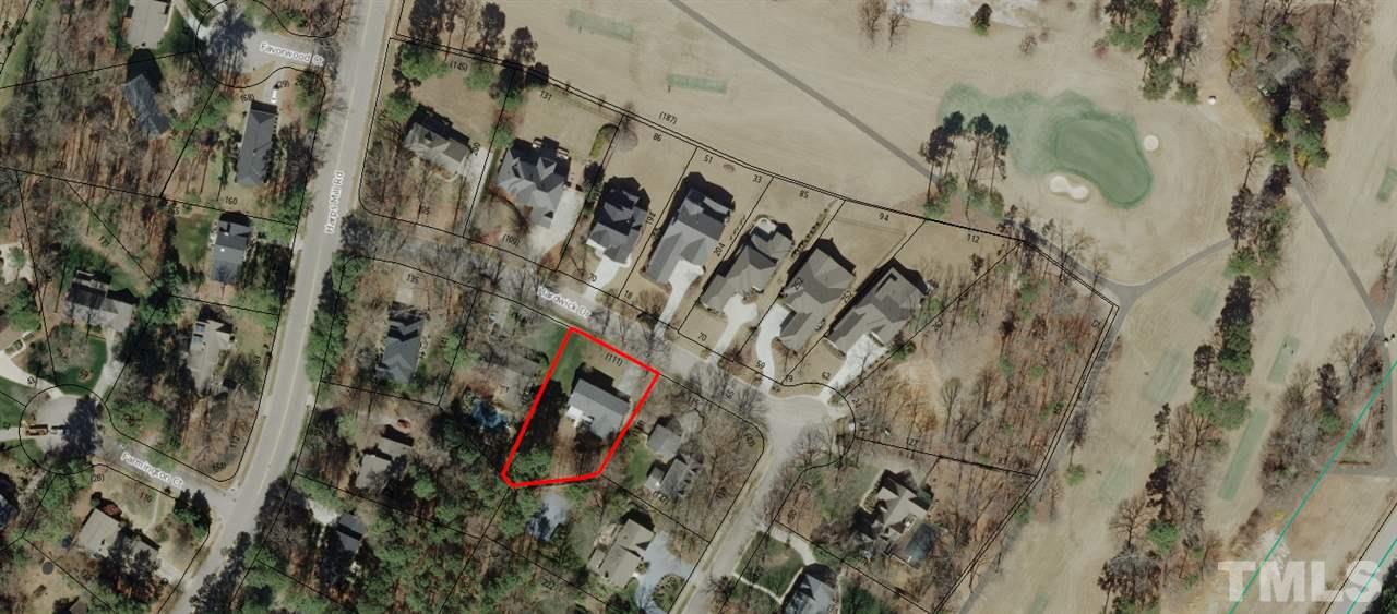 7905 Hardwick Drive Raleigh, NC 27615 - Photo 25 of 26 7905 is highlighted in red, North Ridge Golf Course is behind the homes on the opposite side of the street.