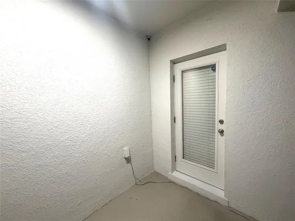 a view of a small space