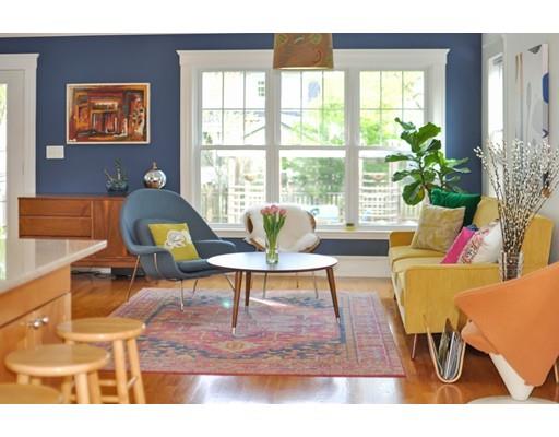 121 Overlook Road Arlington, MA 02474 - Photo 17 of 30 a living room with furniture and a large window