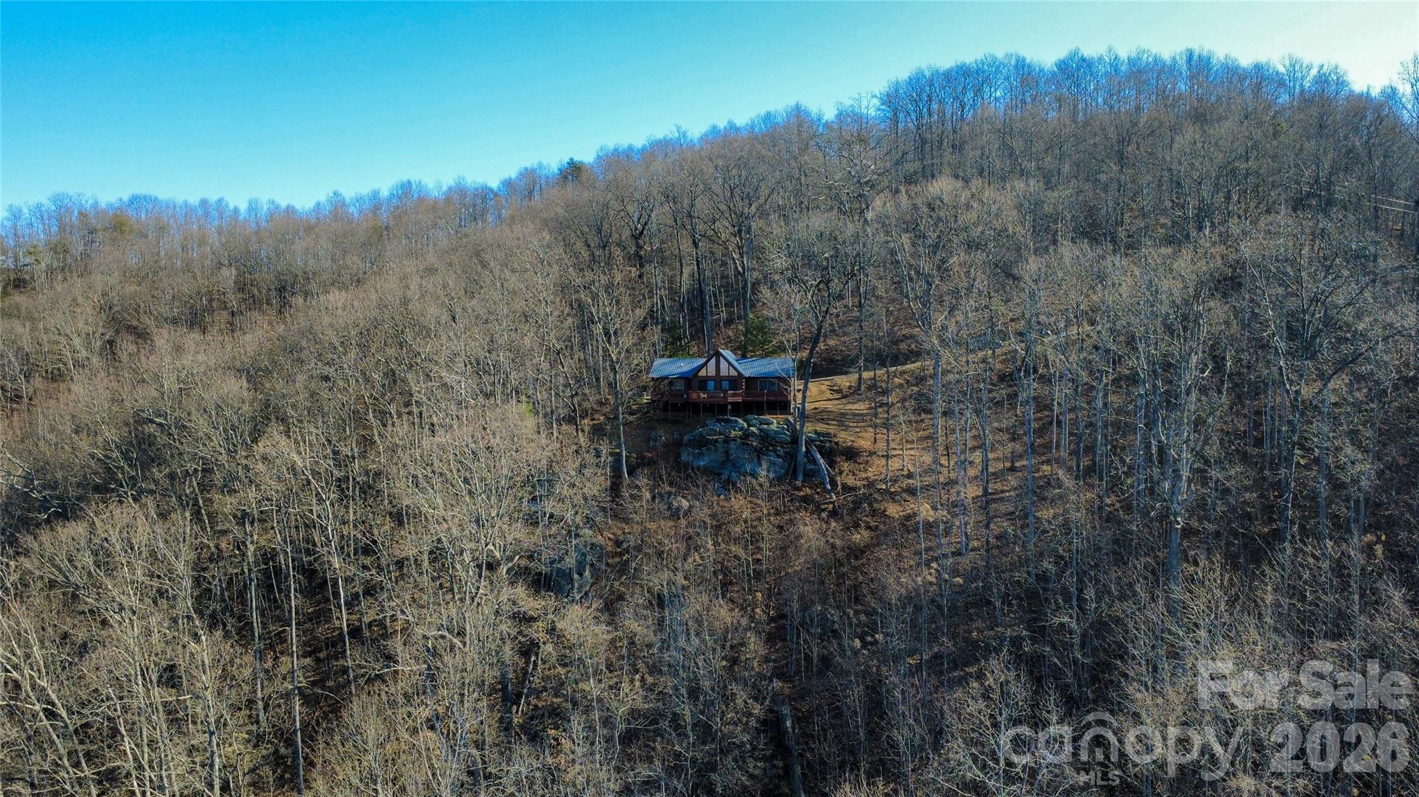206 Amelia Lane Bostic, NC 28018 - Photo 11 of 48 a backyard of a house with table and chairs
