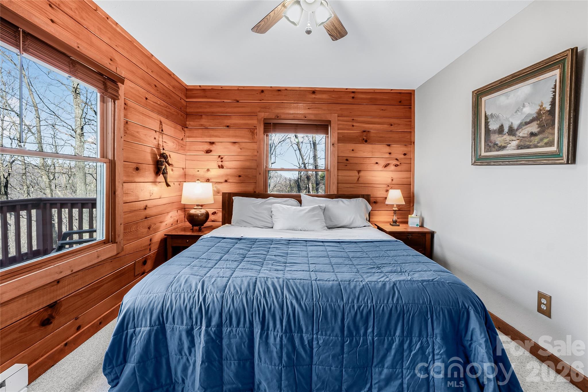 206 Amelia Lane Bostic, NC 28018 - Photo 31 of 48 a bedroom with a large bed and a large window