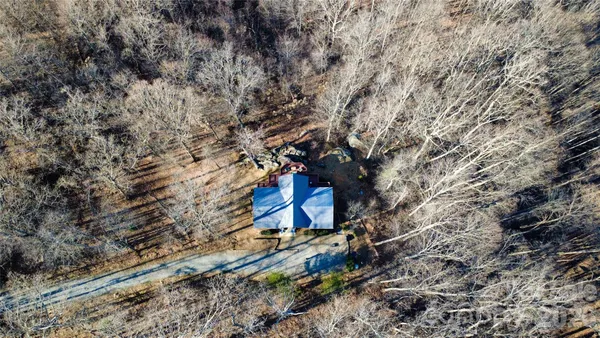 a house view with a tree