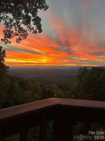 a view of city from balcony