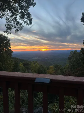 a view of city and mountain