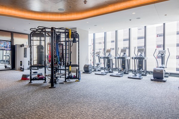 1 Franklin Street, Unit 3701 Boston, MA 02110 - Photo 17 of 26 a view of a room with gym equipment