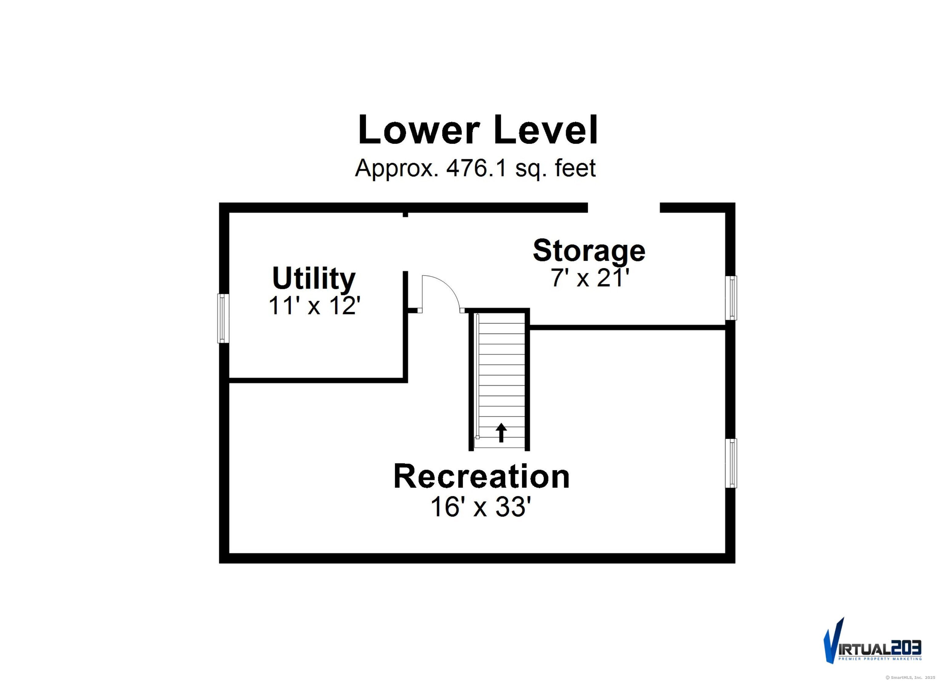 68 Figlar Avenue Fairfield, CT 06824 - Photo 40 of 40 Lower level floor plan.