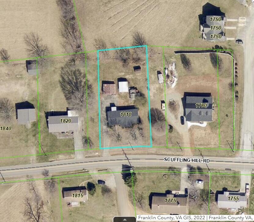 1810 Scuffling Hill Road Rocky Mount, VA 24151 - Photo 38 of 38 an aerial view of residential houses with outdoor space