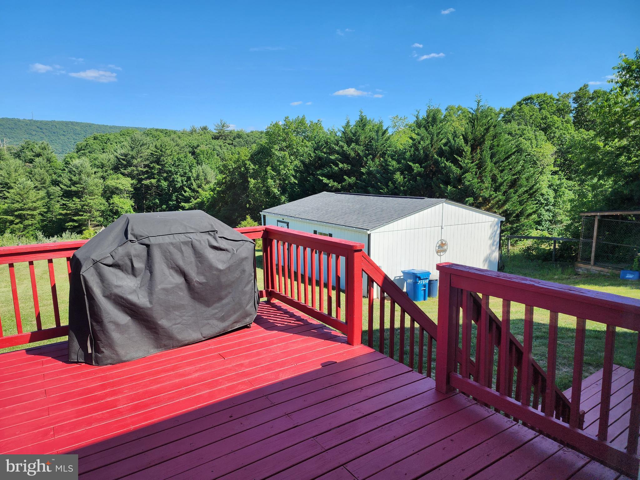 12407 Swain Road Little Orleans, MD 21766 - Photo 36 of 77 Deck Has Stairs to Ground Level