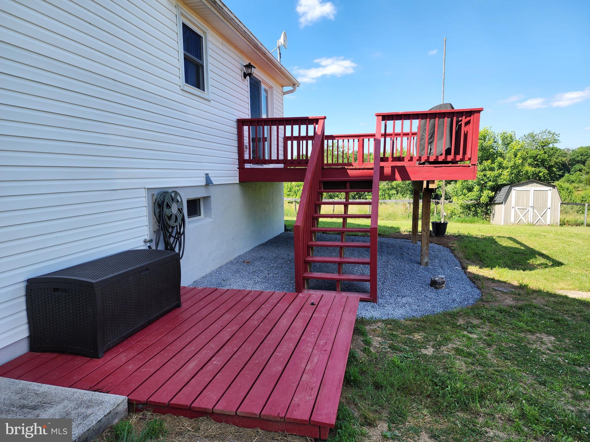 12407 Swain Road Little Orleans, MD 21766 - Photo 38 of 77 Deck Previously Had a Hot Tub