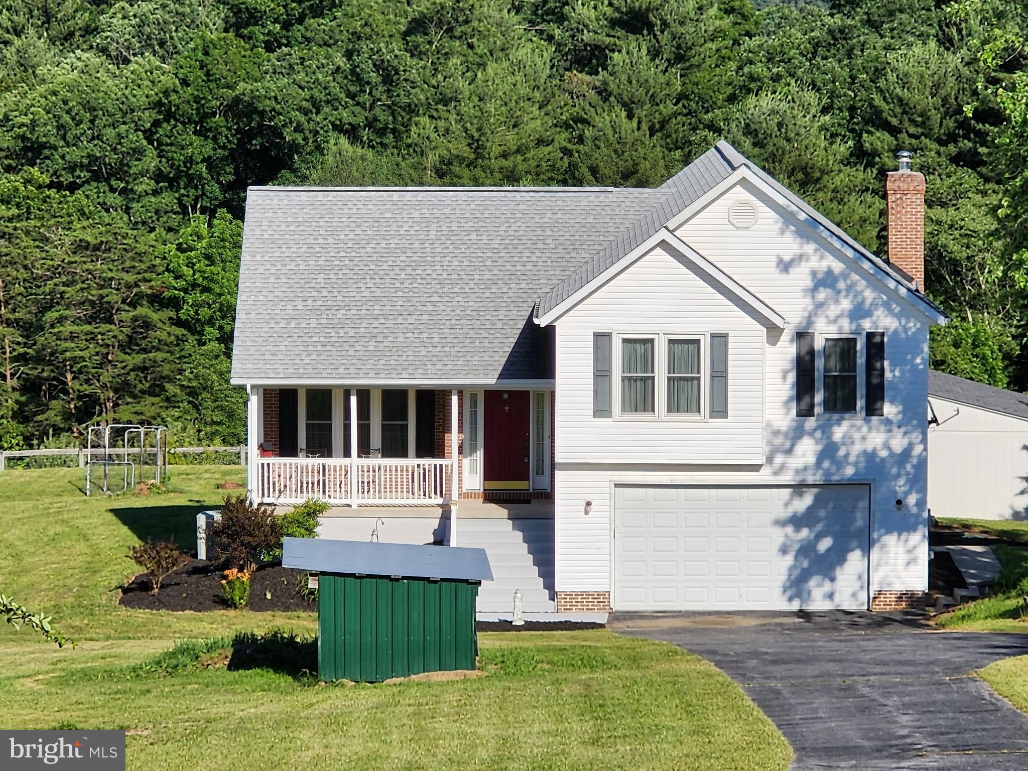12407 Swain Road Little Orleans, MD 21766 - Photo 6 of 77 Close Up Front View Private At End of Long Drive