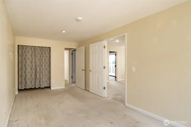 a view of an empty room