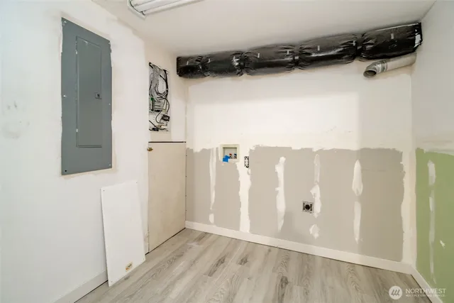 a view of a walk in closet