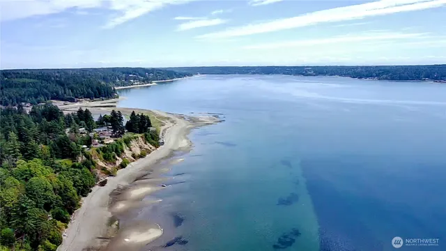 view of an ocean beach