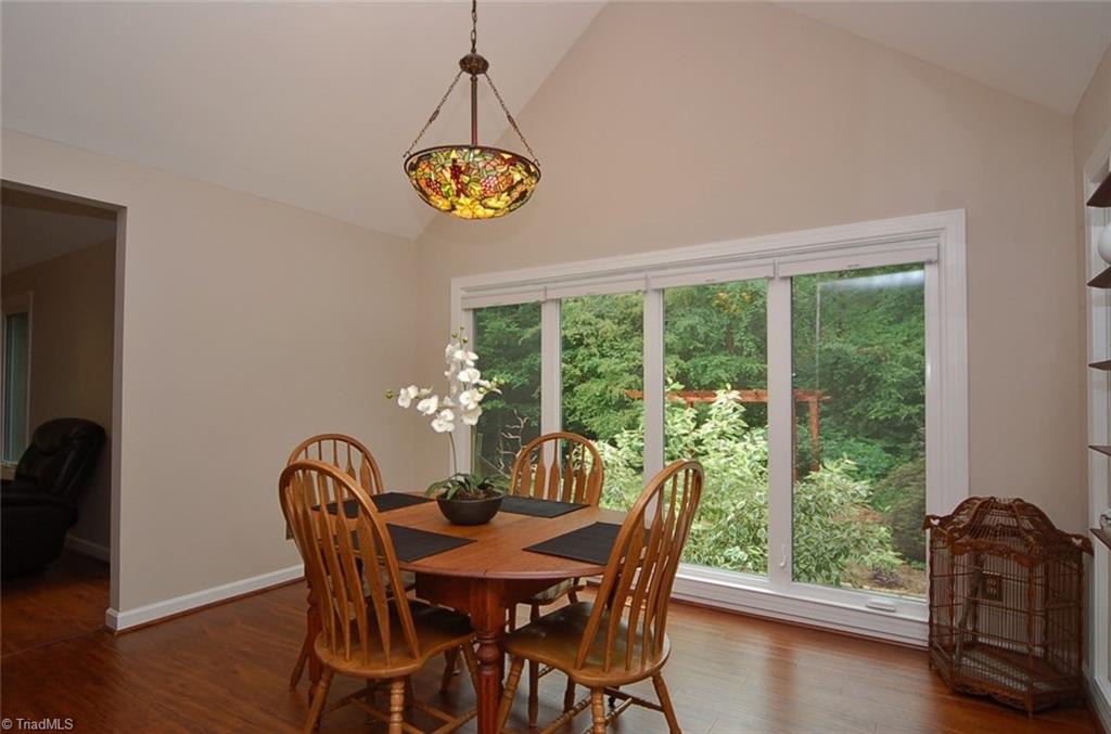 1400 Whites Mill Road High Point, NC 27265 - Photo 11 of 30 Large windows overlook the private backyard.