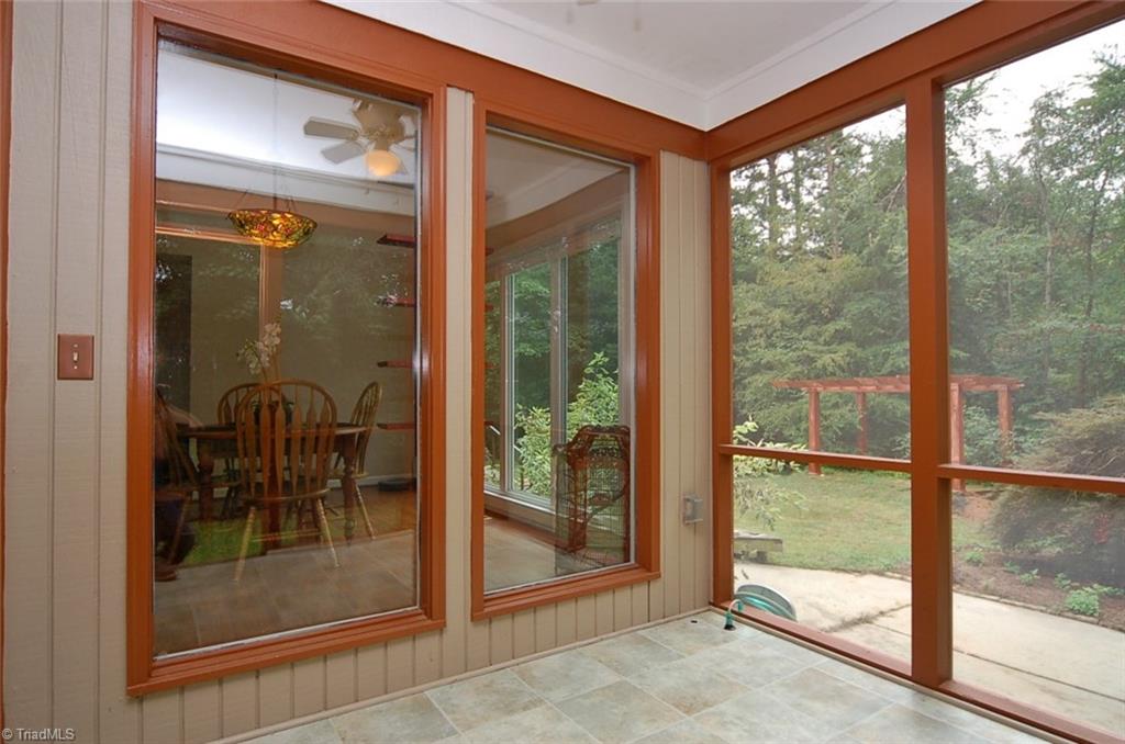 1400 Whites Mill Road High Point, NC 27265 - Photo 27 of 30 The screened porch is a wonderful place to relax!