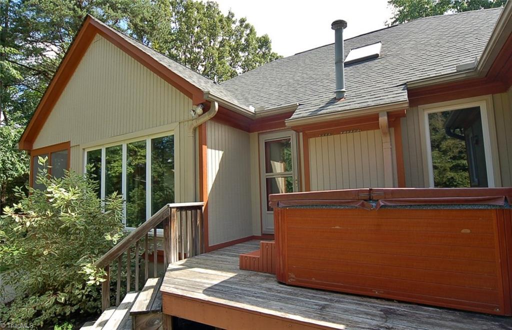1400 Whites Mill Road High Point, NC 27265 - Photo 28 of 30 Deck with hot tub.