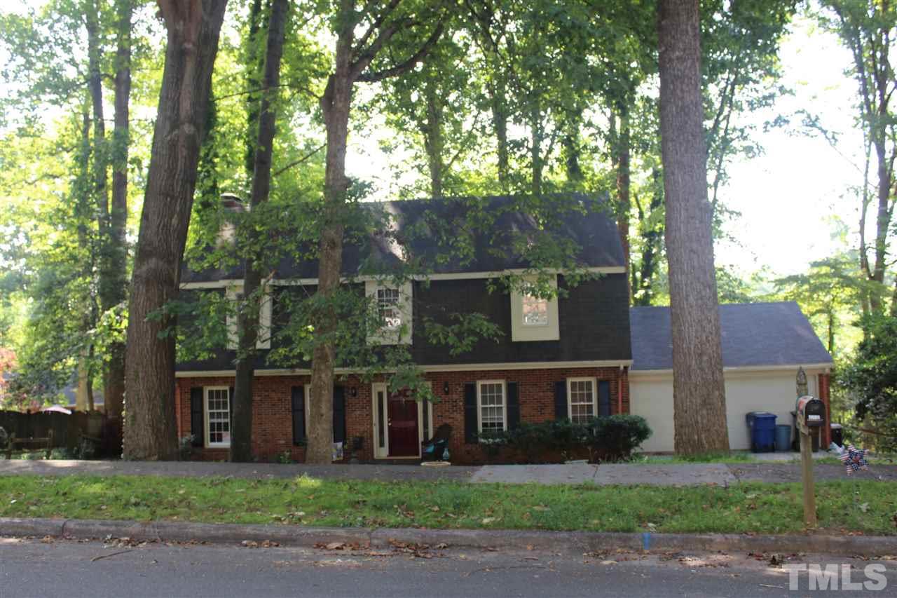 4204 Redington Drive Raleigh, NC 27609 - Photo 2 of 10 a front view of a house with a garden