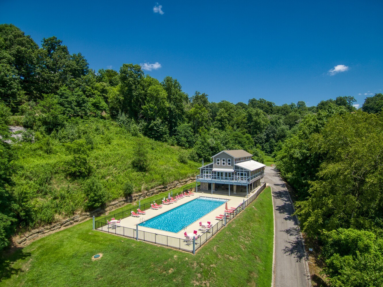 140 Sandgate Drive Smithville, TN 37166 - Photo 47 of 49 a aerial view of a house with a big yard