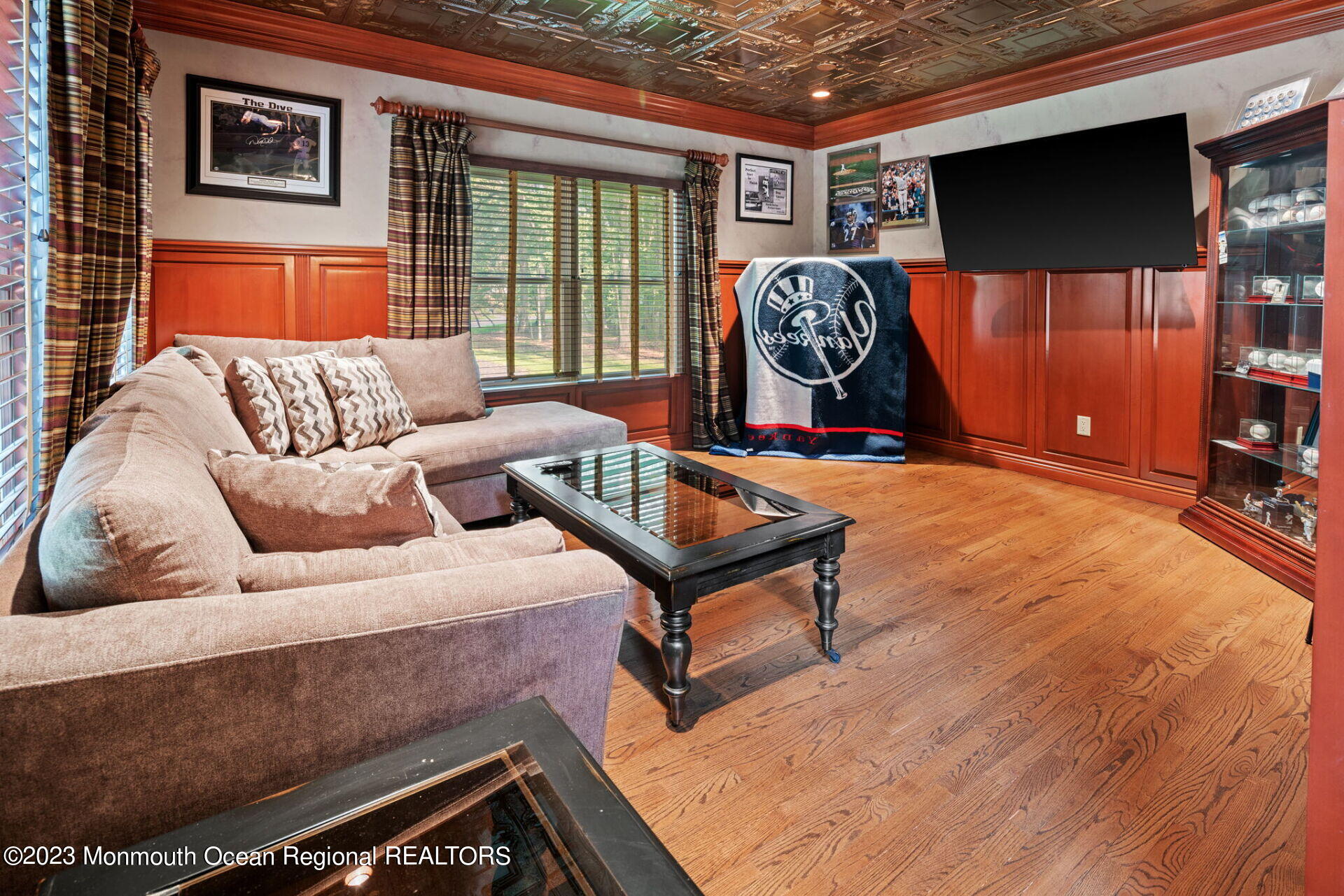 81 Agress Road Millstone Township, NJ 08535 - Photo 5 of 35 a outdoor living space with furniture and a flat screen tv