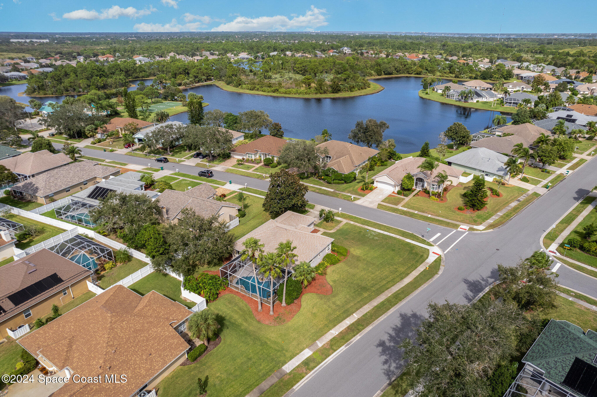 779 Thrasher Drive Rockledge, FL 32955 - Photo 4 of 35 an aerial view of a house with a ocean view