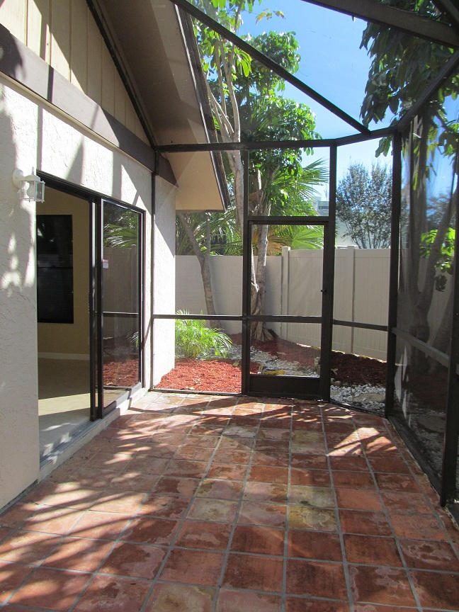 6538 Contempo Lane Boca Raton, FL 33433 - Photo 15 of 16 SCREENED PATIO