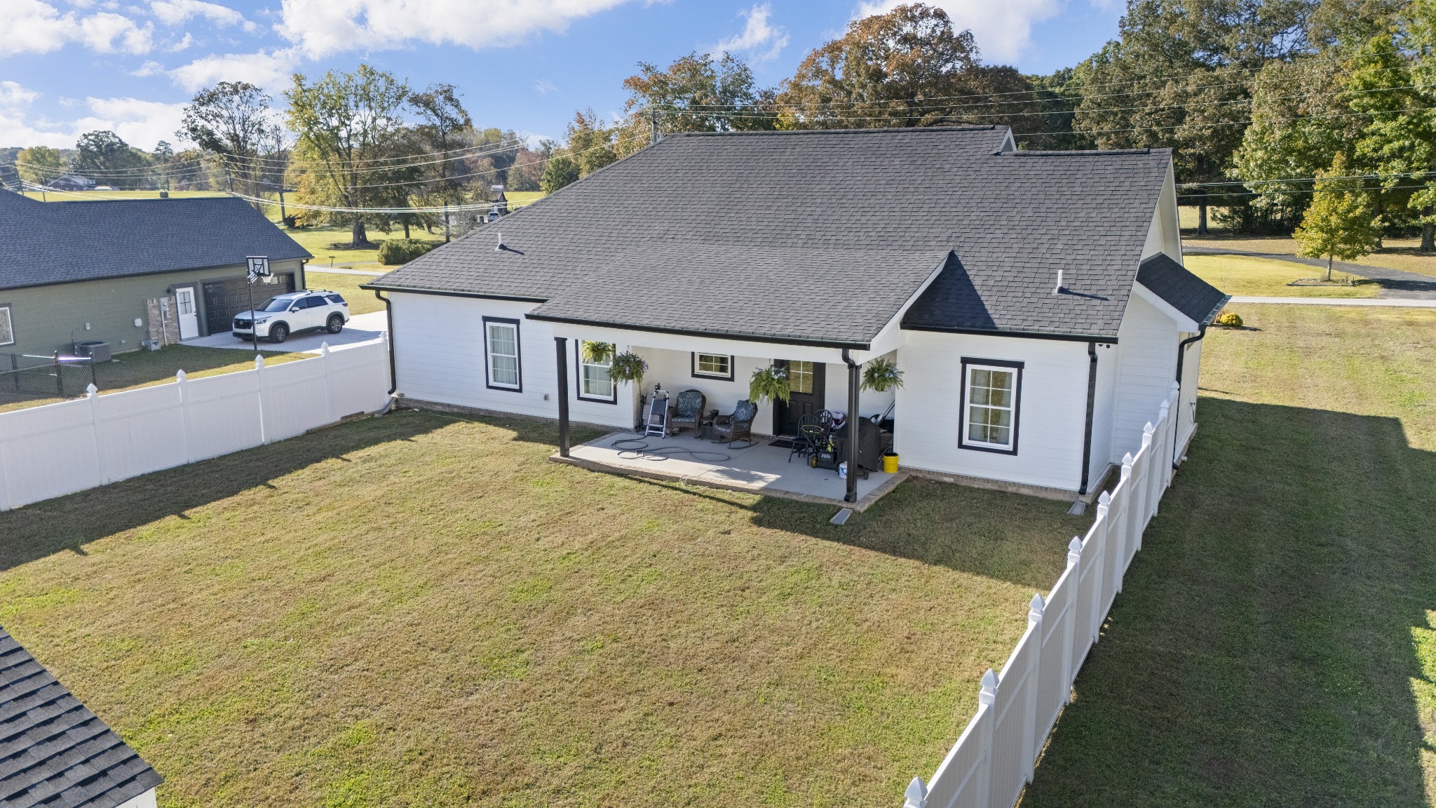 3575 Eastbrook Road Estill Springs, TN 37330 - Photo 23 of 36 an aerial view of a house with swimming pool