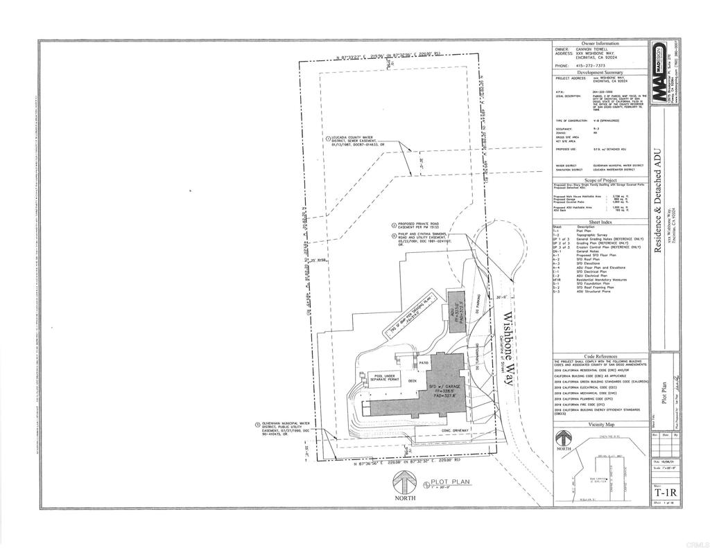 2901 Wishbone Way Encinitas, CA 92024 - Photo 22 of 22 Site Plan