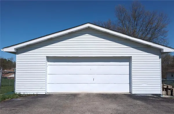 a view of garage