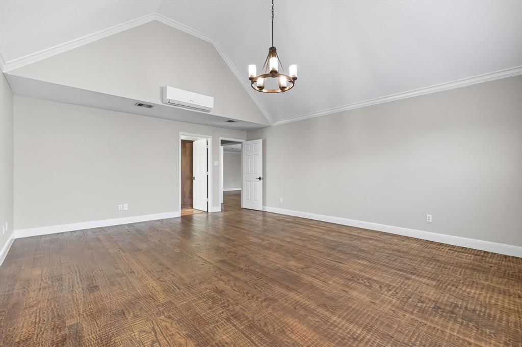 7632 Tallow Drive Irving, TX 75063 - Photo 13 of 40 Primary bedroom overlooking pool
