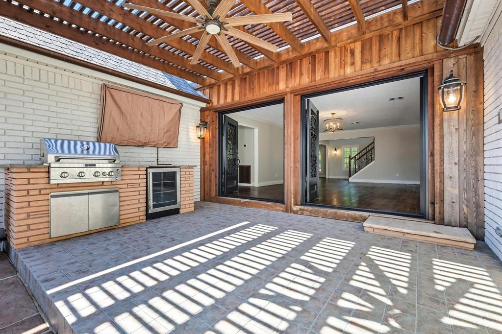 7632 Tallow Drive Irving, TX 75063 - Photo 32 of 40 Patio with built-in grill area