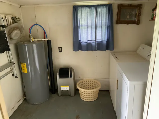 a room with furniture and window