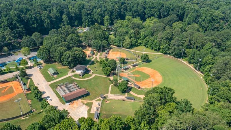 2343 Hunting Valley Drive Decatur, GA 30033 - Photo 62 of 71 an aerial view of a house with yard swimming pool and outdoor seating