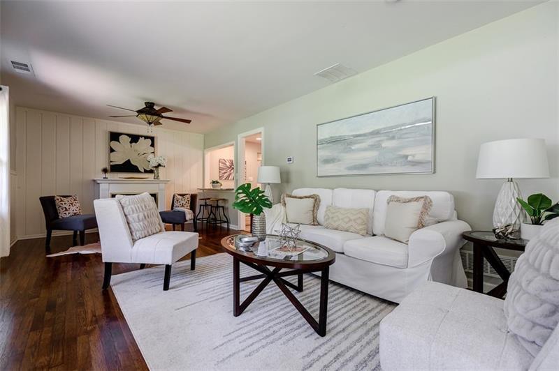 2343 Hunting Valley Drive Decatur, GA 30033 - Photo 7 of 71 a living room with furniture and wooden floor