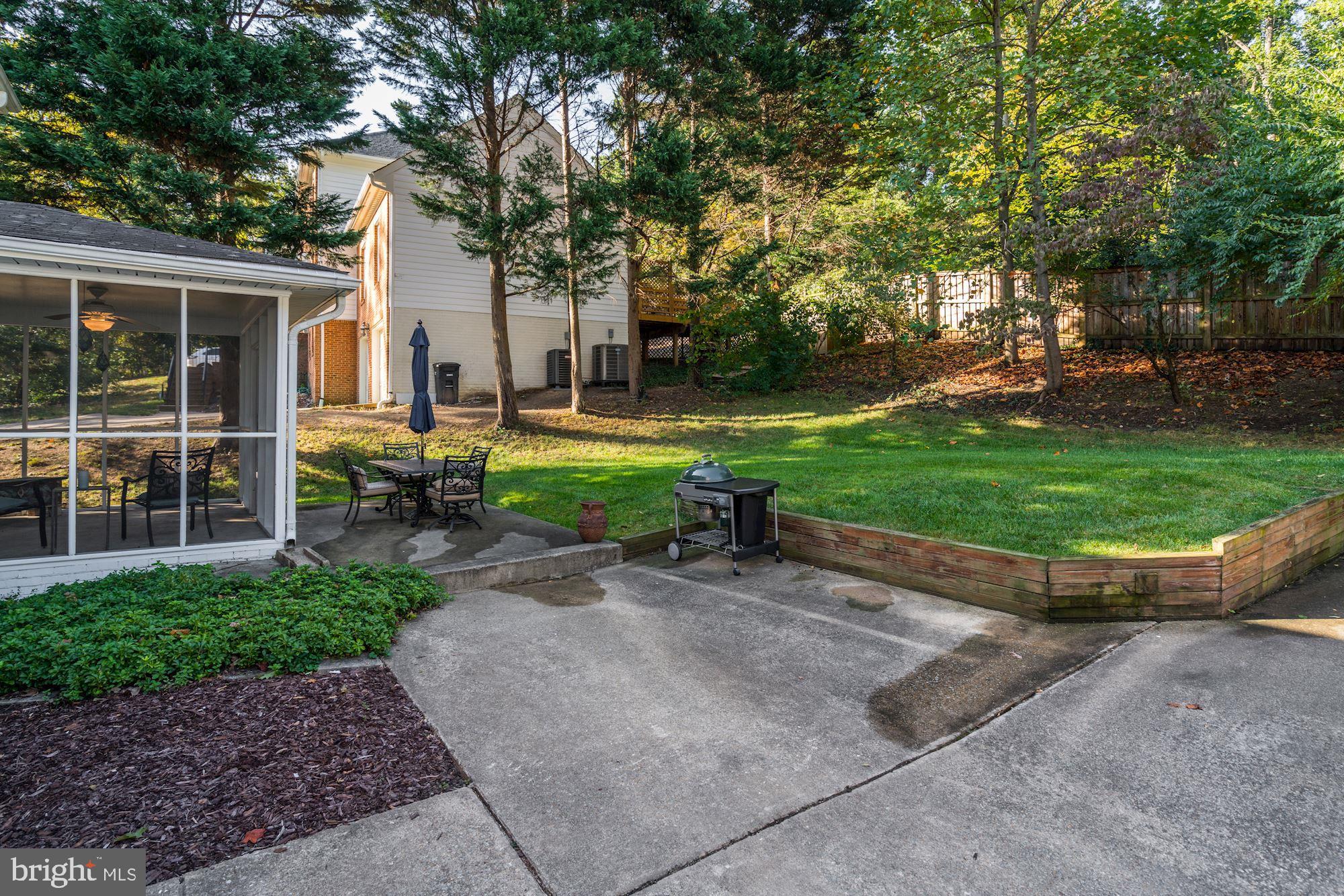 3108 Russell Road Alexandria, VA 22305 - Photo 32 of 45 Screened porch and private yard
