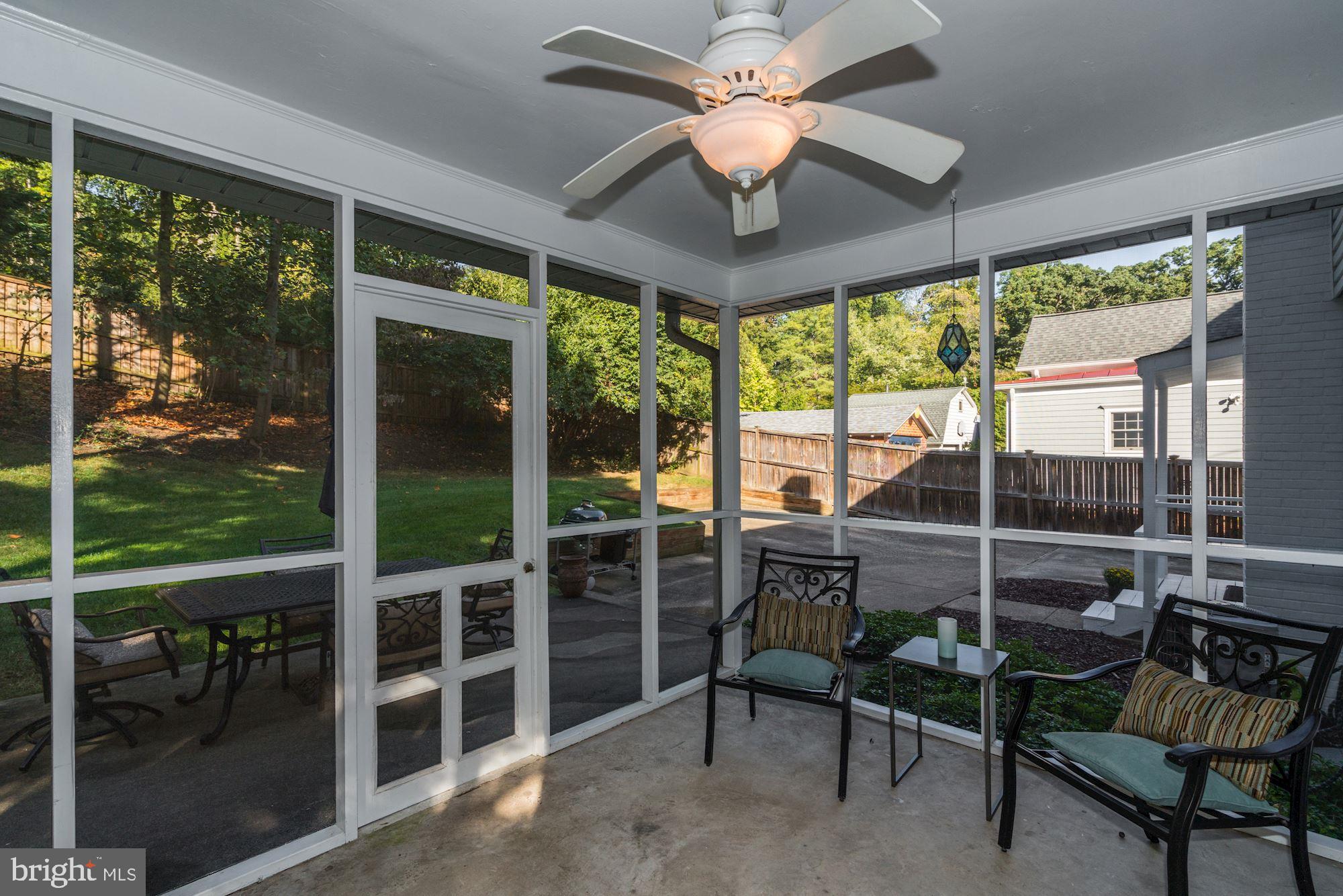 3108 Russell Road Alexandria, VA 22305 - Photo 36 of 45 Welcoming screened porch off LR