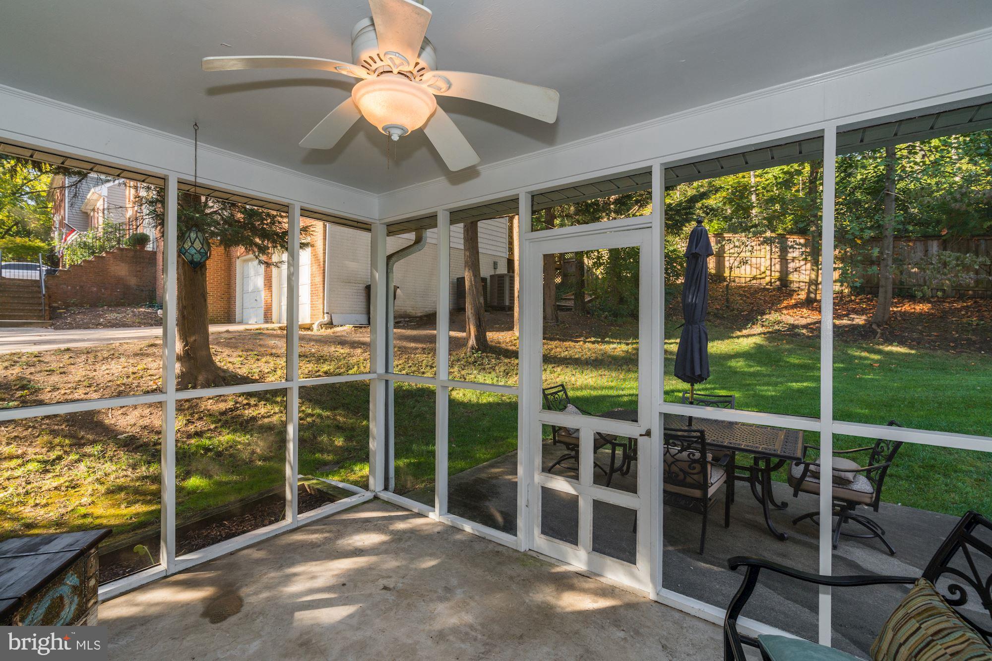 3108 Russell Road Alexandria, VA 22305 - Photo 37 of 45 Serene view from screened porch