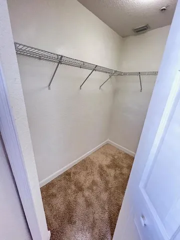 a view of walk in closet