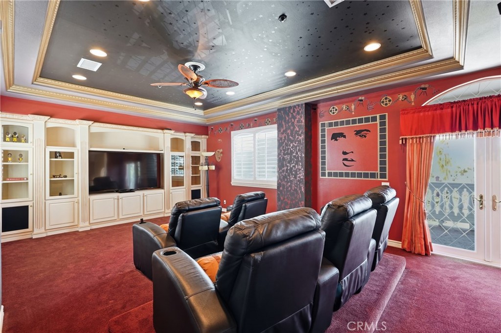 7252 Boice Lane Riverside, CA 92506 - Photo 43 of 59 Full upstairs theatre with other balcony access